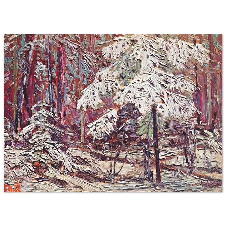 Tom Thomson  SNOW IN THE WOODS 1916 Fine Art Poster / Art Print