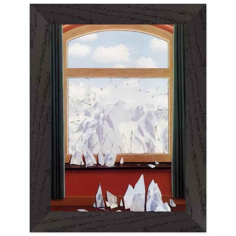 Rene Magritte THE DOMAIN OF ARNHEIM Premium Wooden Framed Art Print / Poster
