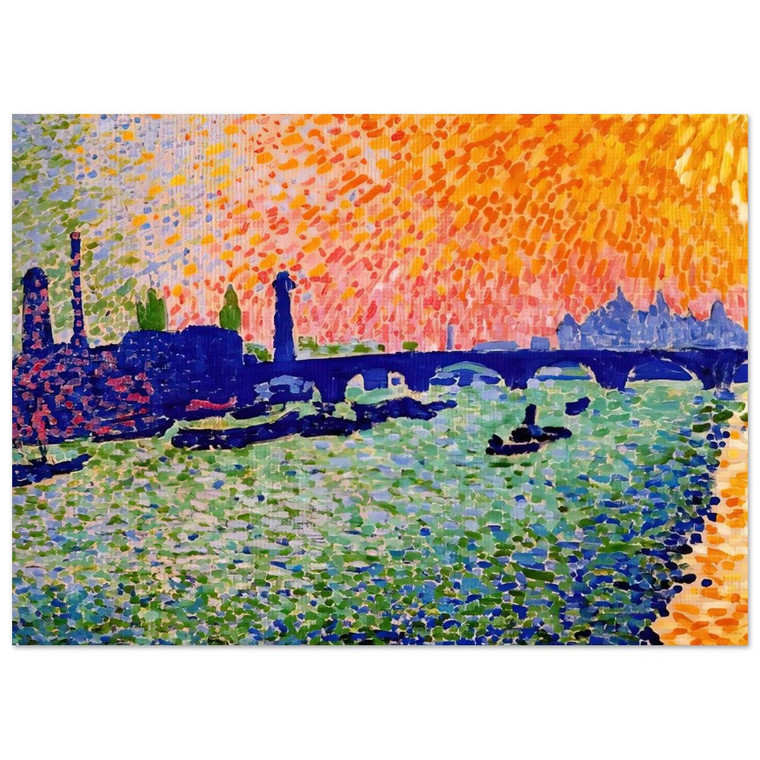 Andre Derain  THE BRIDGE VIEW ON THE RIVER 1905 Fine Art Poster / Art Print