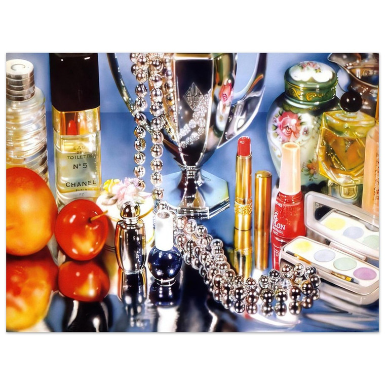 Audrey Flack  CHANEL 1974 Aluminum Print