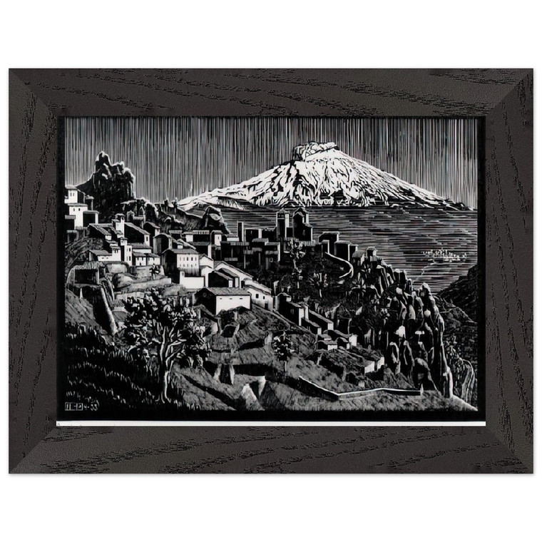 MC Escher  ESCHER 17 Premium Wooden Framed Art Print / Poster