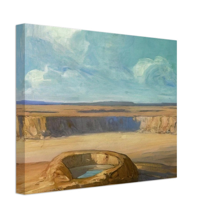 Xavier Martinez  The Waterhole  Tonalism Canvas