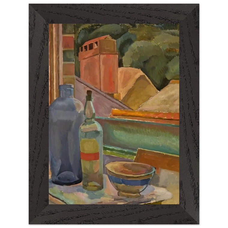 Vanessa Bell  WINDOW STILL LIFE 1915 Premium Wooden Framed Art Print / Poster