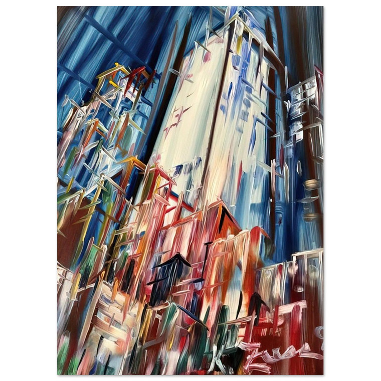 Konrad Zuse  Wolkenkratzer  1995 Germany Fine Art Poster / Art Print