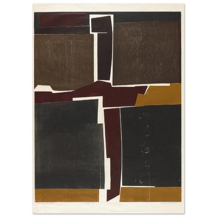 Will Barnet  Singular Image  1964 United States Fine Art Poster / Art Print