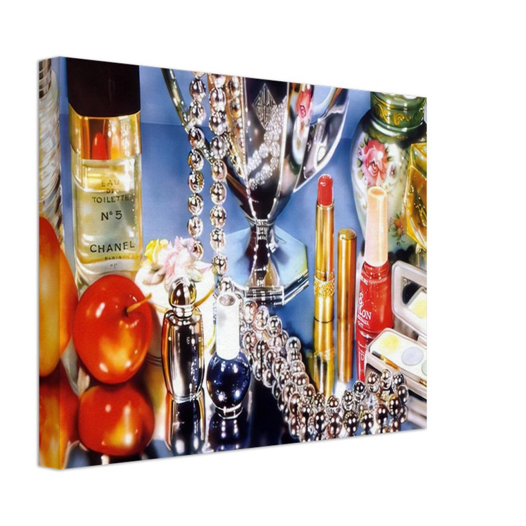 Audrey Flack  CHANEL 1974 Canvas