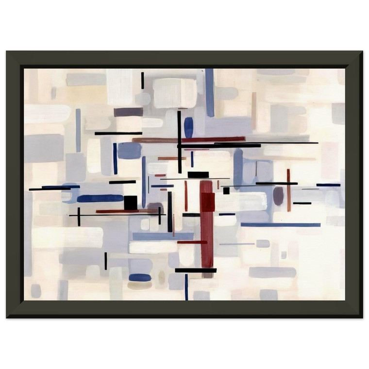 Bruno Munari From Black to White Through Violet 1948 Art Print Poster