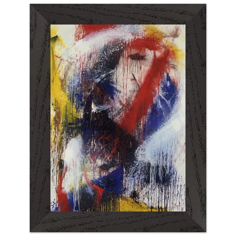 Norman Bluhm  Excalibur  1960 Premium Wooden Framed Art Print / Poster