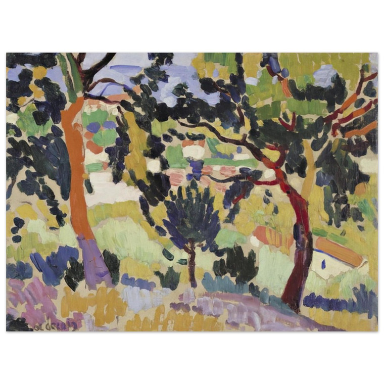 Andre Derain  L ESTAQUE 1906 Aluminum Print