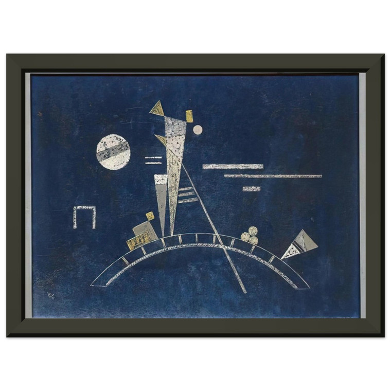 Wassily Kandinsky  FRAGILE 1931 Premium Metal Framed Art Print / Poster