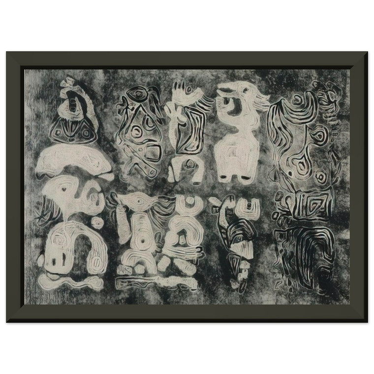 Karl Otto Gotz  Gilgamesh Premium Metal Framed Art Print / Poster