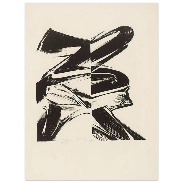 Karl Otto Gotz  Untitled From a Laugh without Mouth Aluminum Print