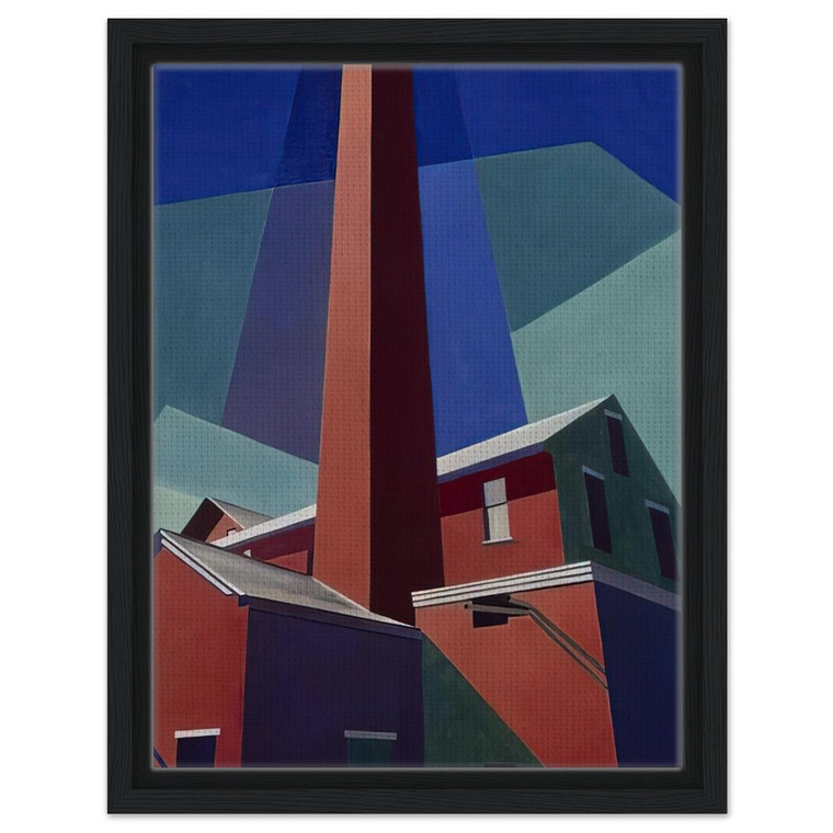 Charles Sheeler  Ballardvale  1946 Framed Canvas