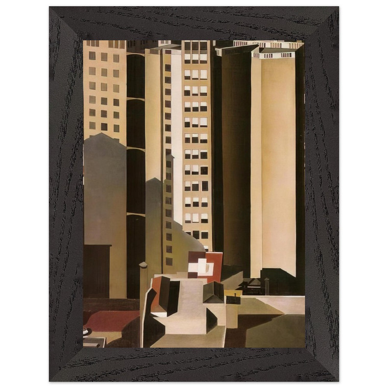 Charles Sheeler  Skyscrapers  1922 Premium Wooden Framed Art Print / Poster