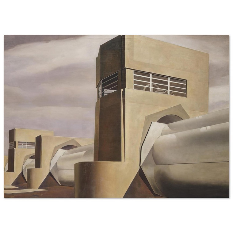 Charles Sheeler  Water  1945 Fine Art Poster / Art Print