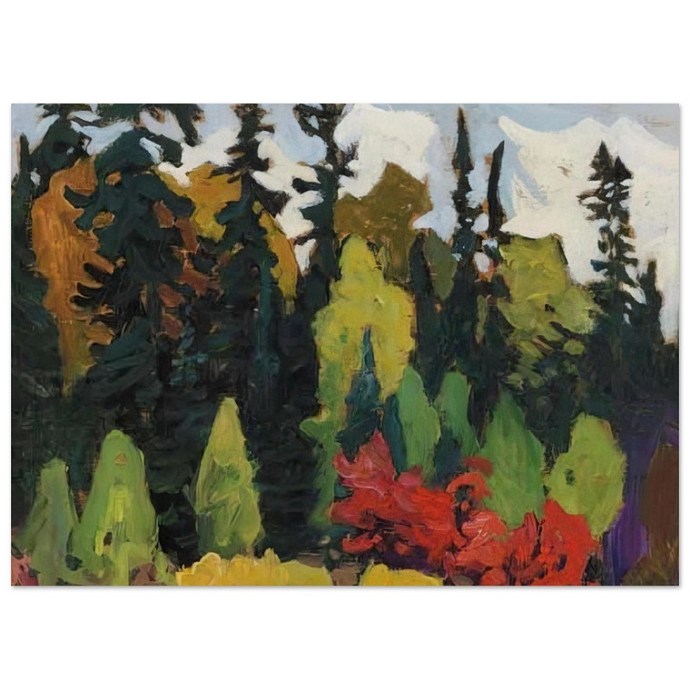 Lawren Harris  Woods Algoma  1918 Fine Art Poster / Art Print