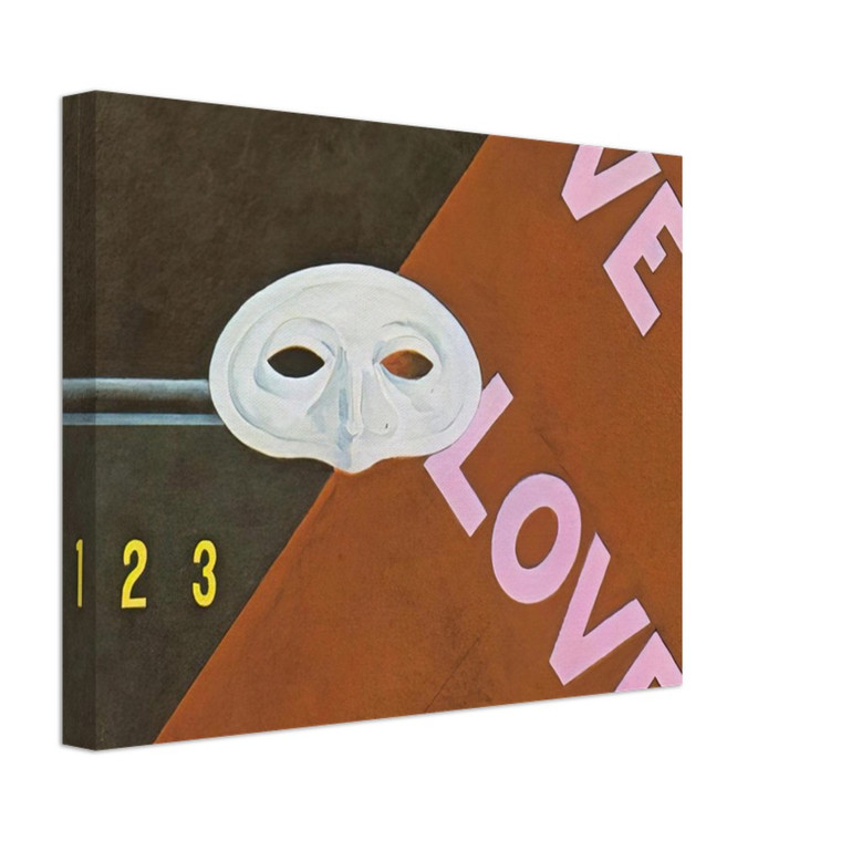 Charles Demuth  Love Love Love Gertrude Stein  1928 Canvas