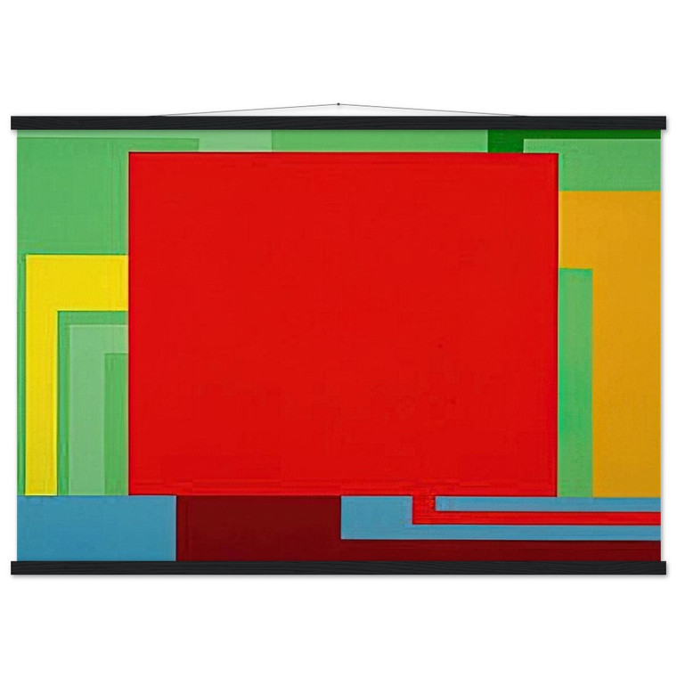 Peter Halley  Soul Control  1991 Museum-Quality Matte Paper Poster with Hanger