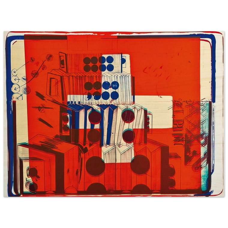 Dieter Roth  Ars Alpina I  1972 Wood Print