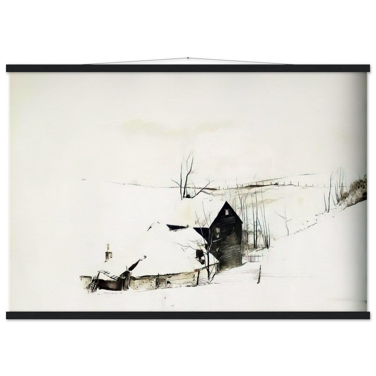 Andrew Wyeth  THE CORNER Museum-Quality Matte Paper Poster with Hanger