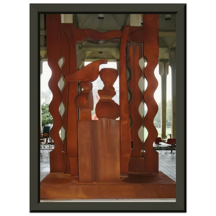 Louise Nevelson  NIGHT PRESENCE II 1976 Premium Metal Framed Art Print / Poster