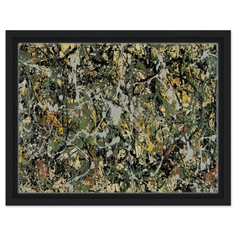 Jackson Pollock  NUMBER 8 1949 Framed Canvas