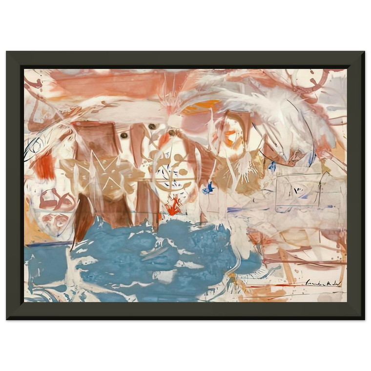 Frankenthaler Dawn After the Storm 1957 Premium Metal Framed Art Print / Poster