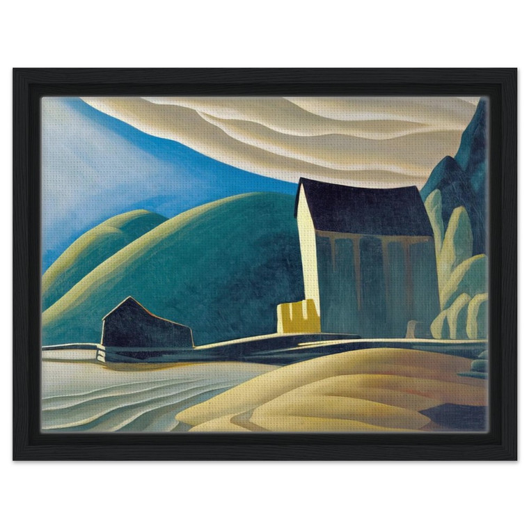 Lawren Harris  Ice House Coldwell Lake Superior  1923 Framed Canvas