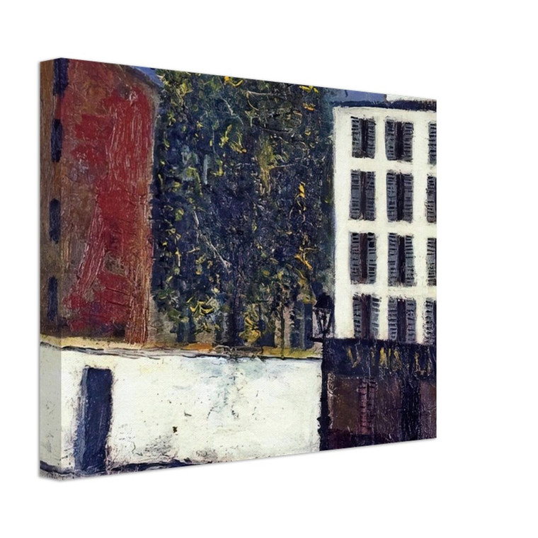 Maurice Utrillo  MONTMARTRE STREET Canvas