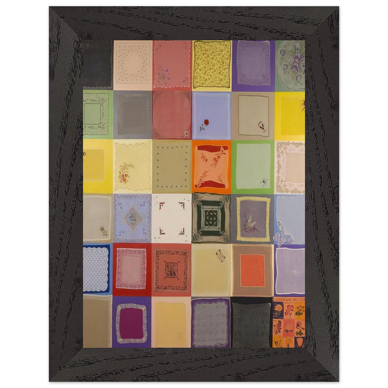 Miriam Schapiro  Connection  1978 Premium Wooden Framed Art Print / Poster