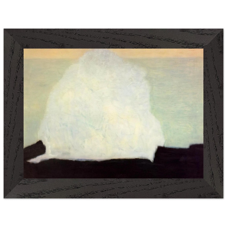 Milton Avery  White Wave  1954 Premium Wooden Framed Art Print / Poster