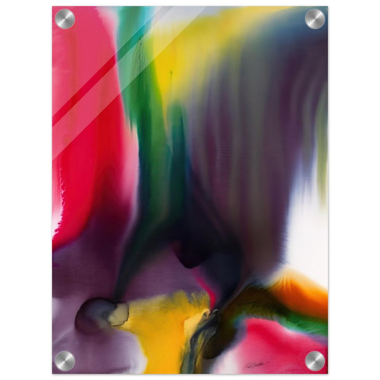 Paul Jenkins  Phenomena Agate Bridge Acrylic Print