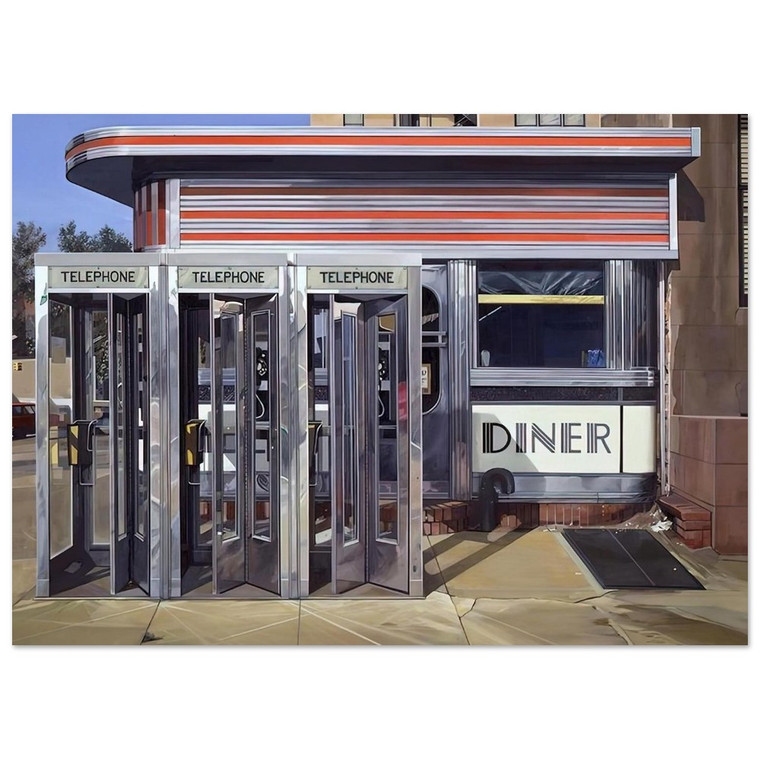 Richard Estes  DINER 1971 Fine Art Poster / Art Print
