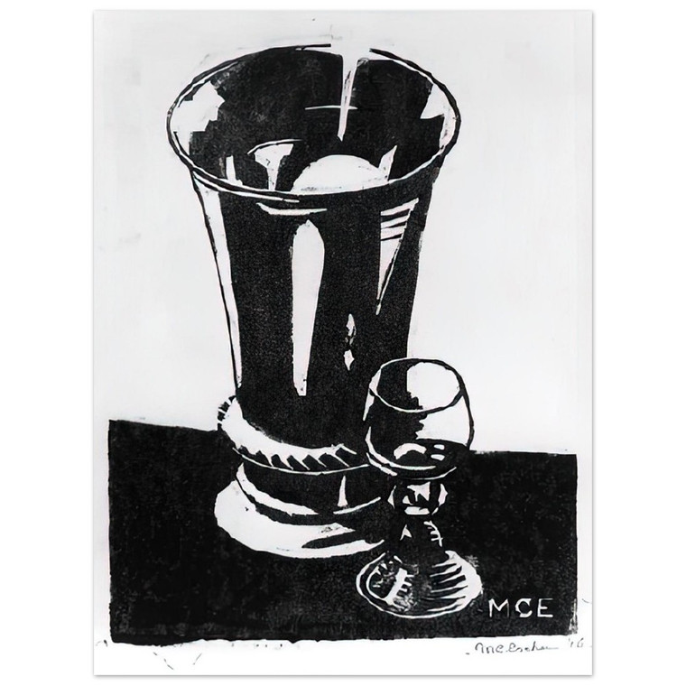 MC Escher  STILL LIFE 1917 Aluminum Print