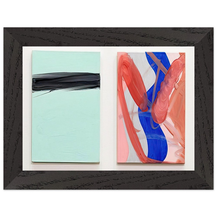 Michel Majerus  Untitled  1996 N3 Premium Wooden Framed Art Print / Poster