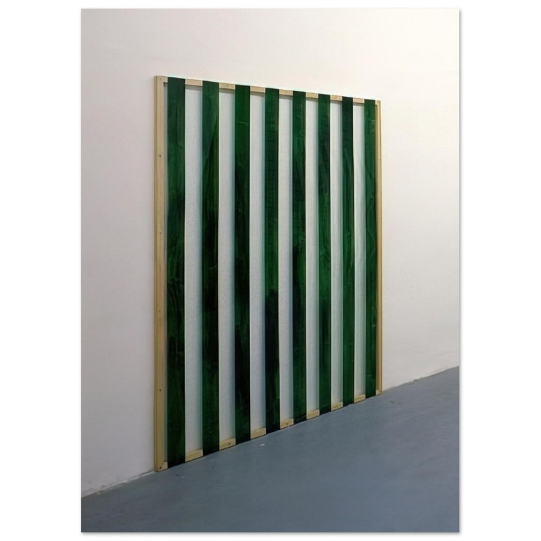 Daniel Buren Reflets n33 Peinture sur plexiglas 1987 Fine Art Print