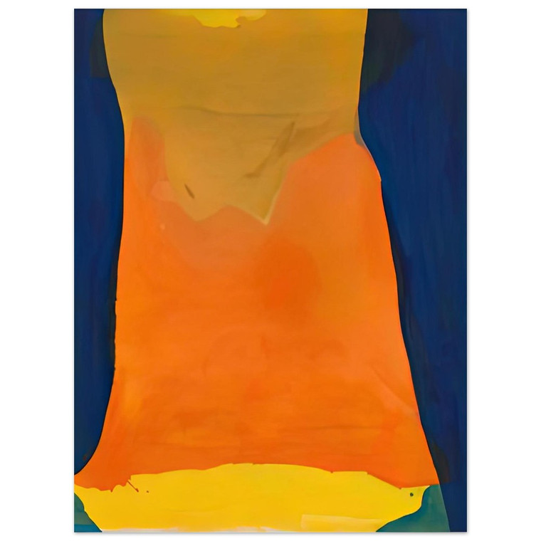 Helen Frankenthaler  Orange Mood 196364 Aluminum Print