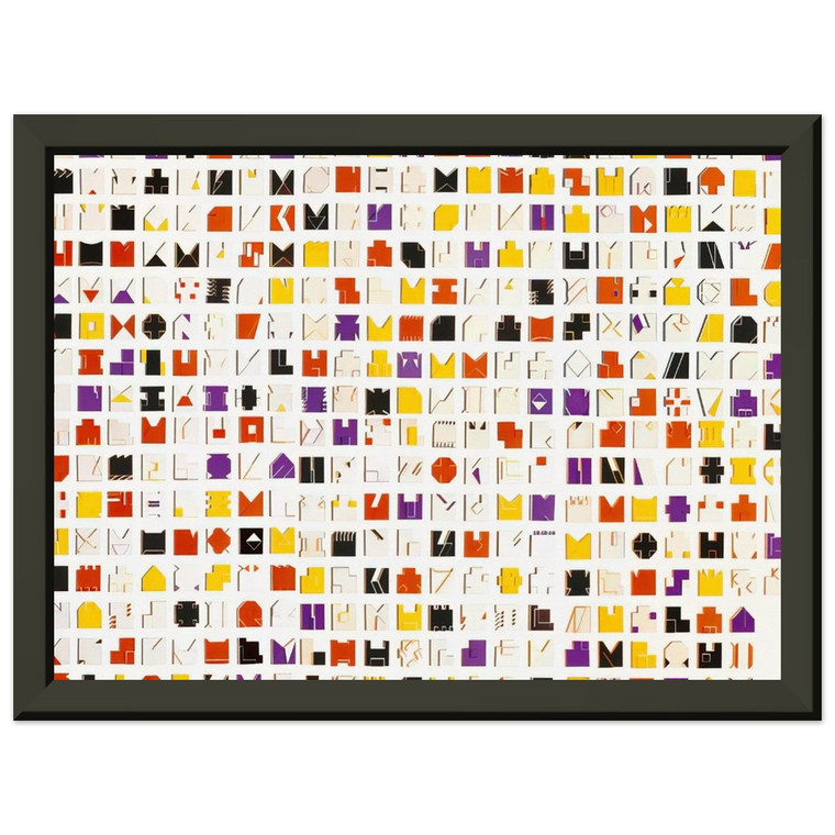 Lygia Pape  Book of Time  1961 Premium Metal Framed Art Print / Poster