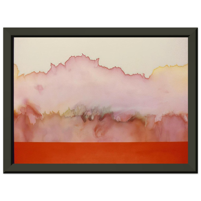 Ronnie Landfield For Helen and Nicole 1978 Metal Framed Art Print