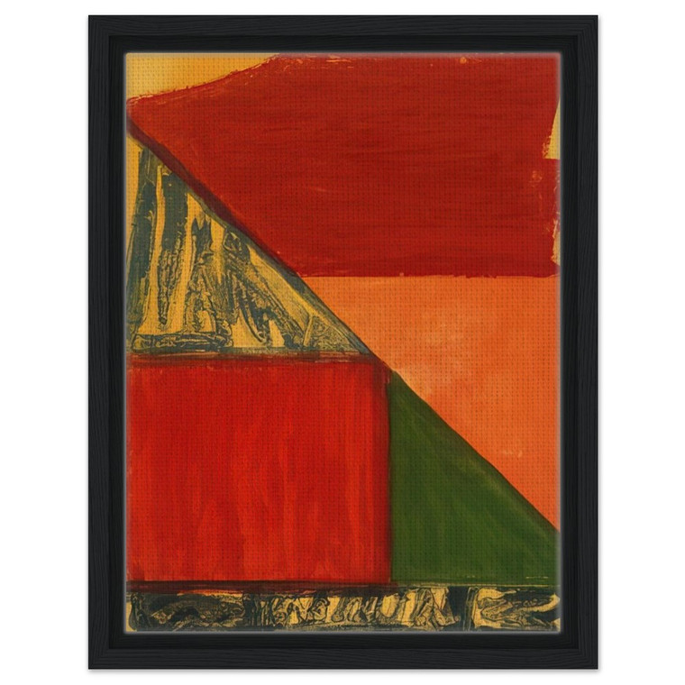 John Hoyland  Dido  1979 Framed Canvas