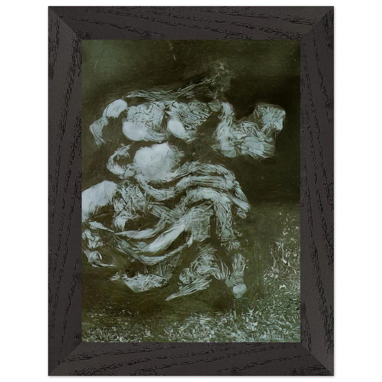 Salvador Dali  A FATE OF THE PARTHENON Premium Wooden Framed Art Print / Poster