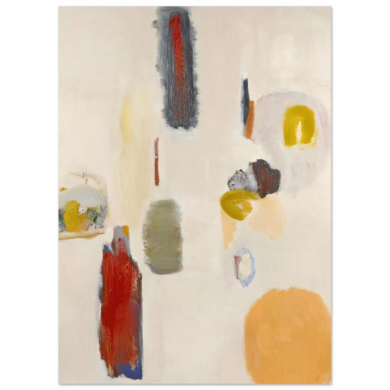 John Ferren  Ski  1952 Fine Art Poster / Art Print