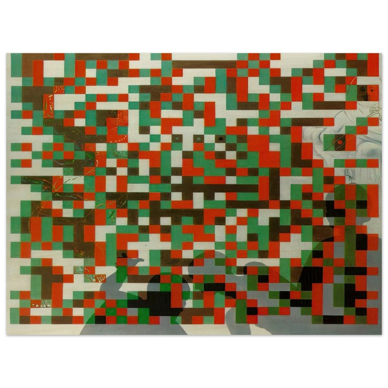 Salvador Dali  CYBERNETIC ODALISQUE Wood Print