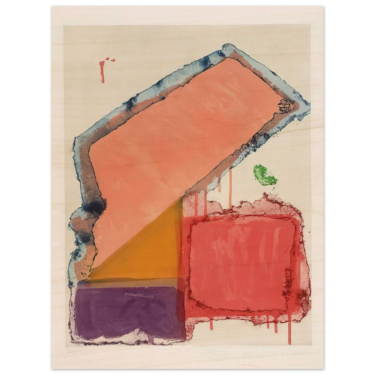 John Hoyland  Anking  1979 Wood Print