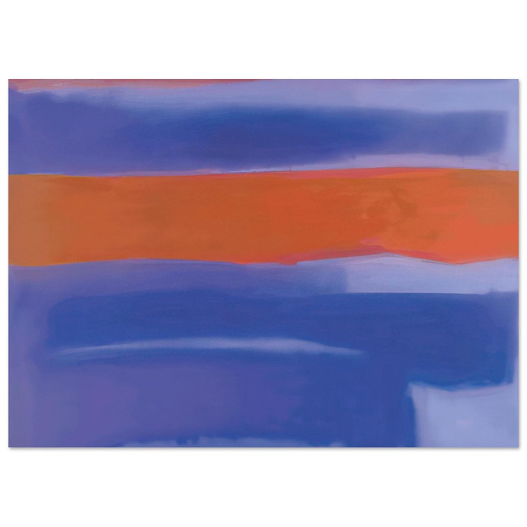 Esteban Vicente  UNTITLED 1980 N4 Fine Art Poster / Art Print