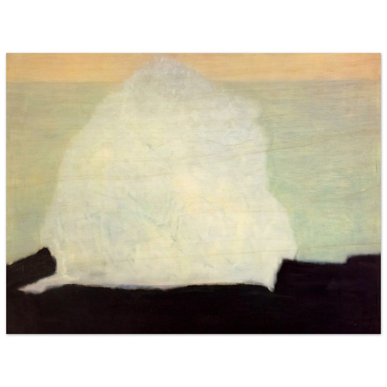 Milton Avery  White Wave  1954 Wood Print