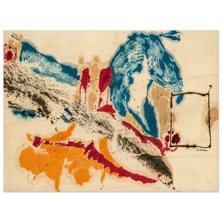 Helen Frankenthaler  Alassio 1960 Wood Print