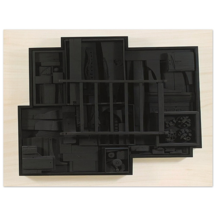 Louise Nevelson  SKY JAG IV 1974 Wood Print