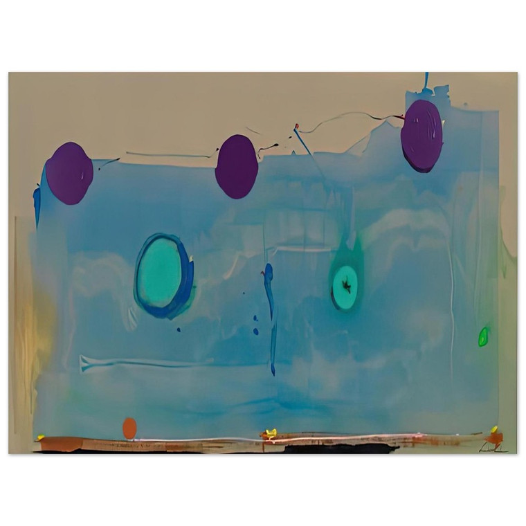 Helen Frankenthaler  Water Shadows 1988 Aluminum Print