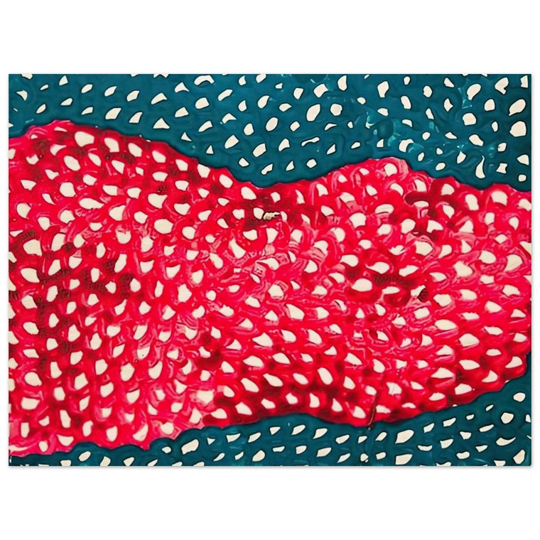 Yayoi Kusama  WAVES 1953 Wood Print